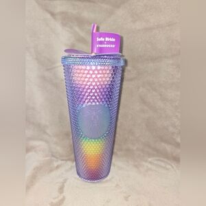 Starbucks Purple and Rainbow Tumbler